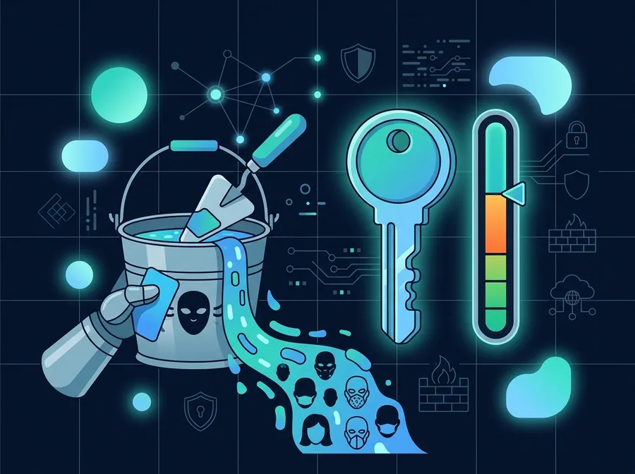 Illustration of the password strength & breach checker in use